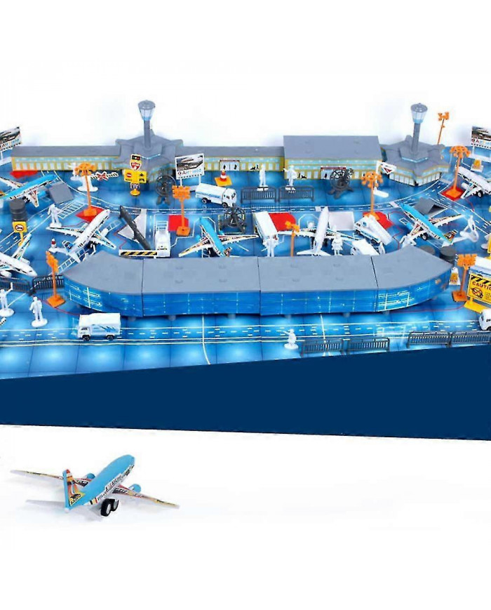200pcs Ensemble de jouets de modèle de table de sable d'aéroport pour le jeu de simulation et le développement du [...]