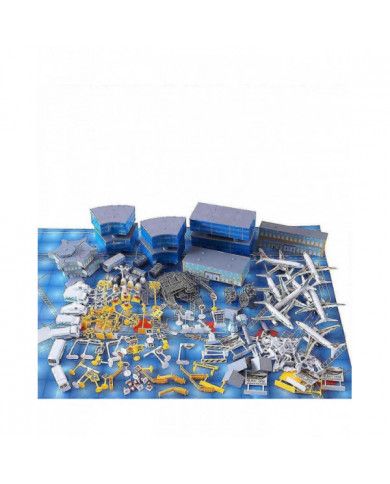 200pcs Ensemble de jouets de modèle de table de sable d'aéroport pour le jeu de simulation et le développement du [...]