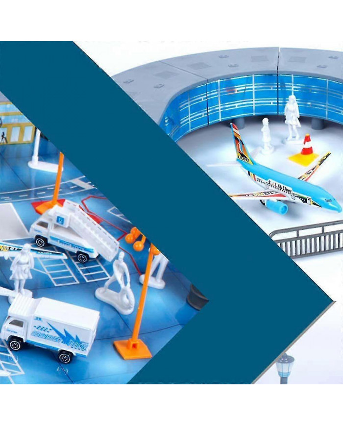 200pcs Ensemble de jouets de modèle de table de sable d'aéroport pour le jeu de simulation et le développement du [...]