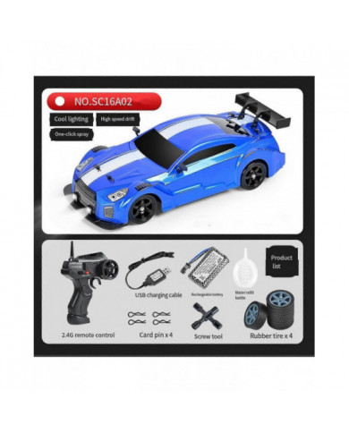Ae86 1/16 Rc Drift Car haute vitesse télécommande Drift Car pour enfants et adultes, 100% neuf