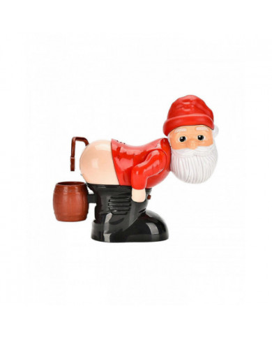 2023 Christmas New Automatic Bubble Machine With Lights, Music, Funny Santa Claus Bubble Toys (60ml Bubble Solution)