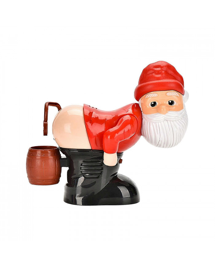 2023 Christmas New Automatic Bubble Machine With Lights, Music, Funny Santa Claus Bubble Toys (60ml Bubble Solution)