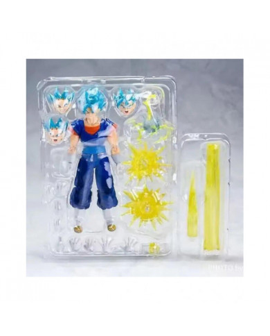 Nouveau Dragon Ball Super Vegetto Action Figure Vegito Bleu S.h.figuarts Shf Super Saiyan God Anime Model Kit [...]
