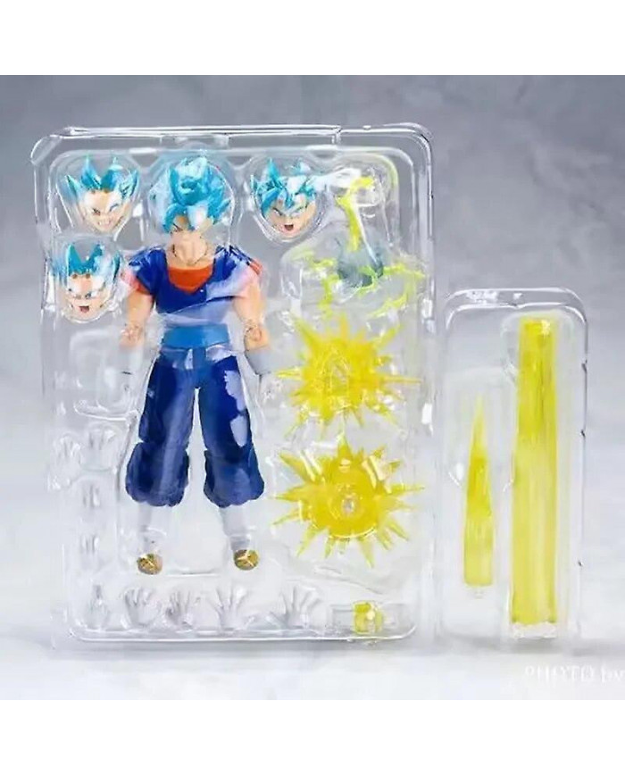 Nouveau Dragon Ball Super Vegetto Action Figure Vegito Bleu S.h.figuarts Shf Super Saiyan God Anime Model Kit [...]
