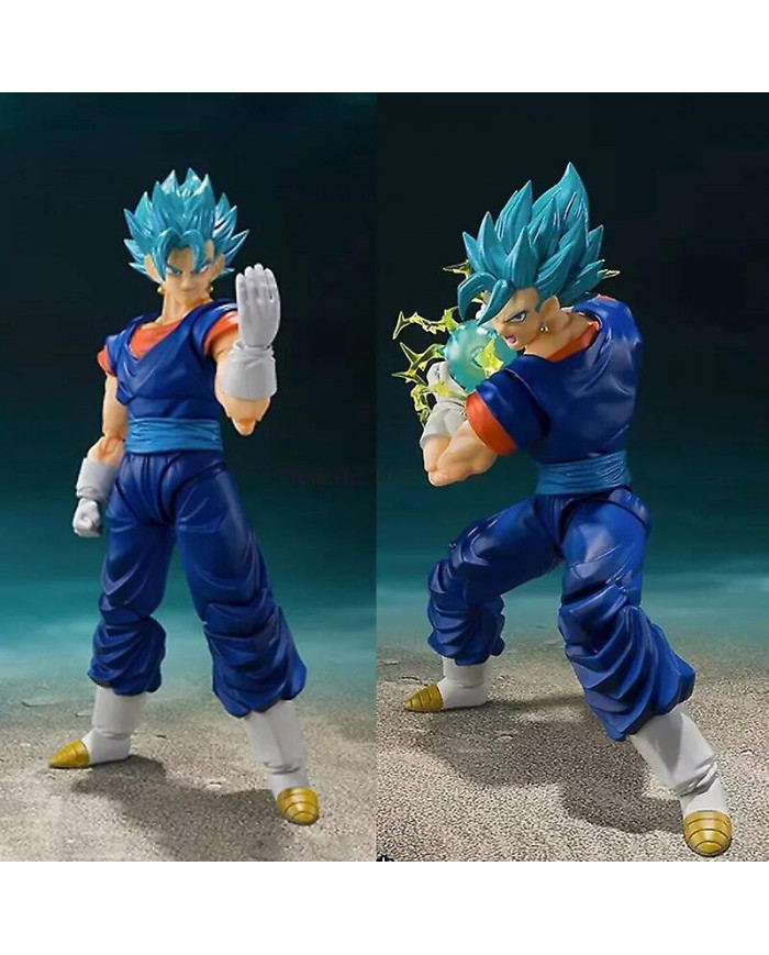 Nouveau Dragon Ball Super Vegetto Action Figure Vegito Bleu S.h.figuarts Shf Super Saiyan God Anime Model Kit [...]