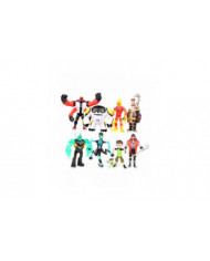 Haloppe 9Pcs Ben 10 Kineceleran Heatblast LED Figurines D’action Enfants Jouet Cadeau Décor De Bureau