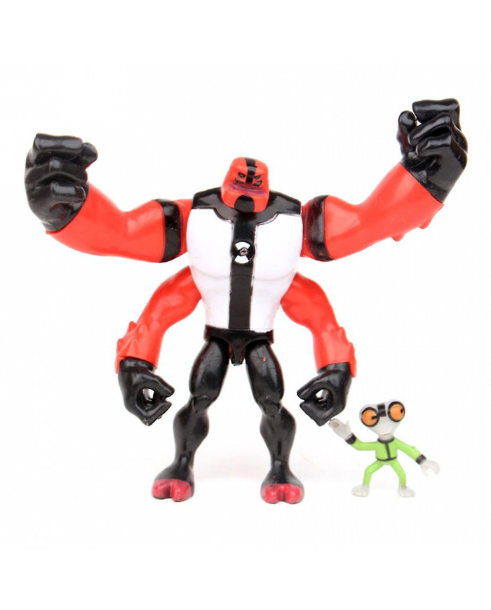 Haloppe 9Pcs Ben 10 Kineceleran Heatblast LED Figurines D’action Enfants Jouet Cadeau Décor De Bureau