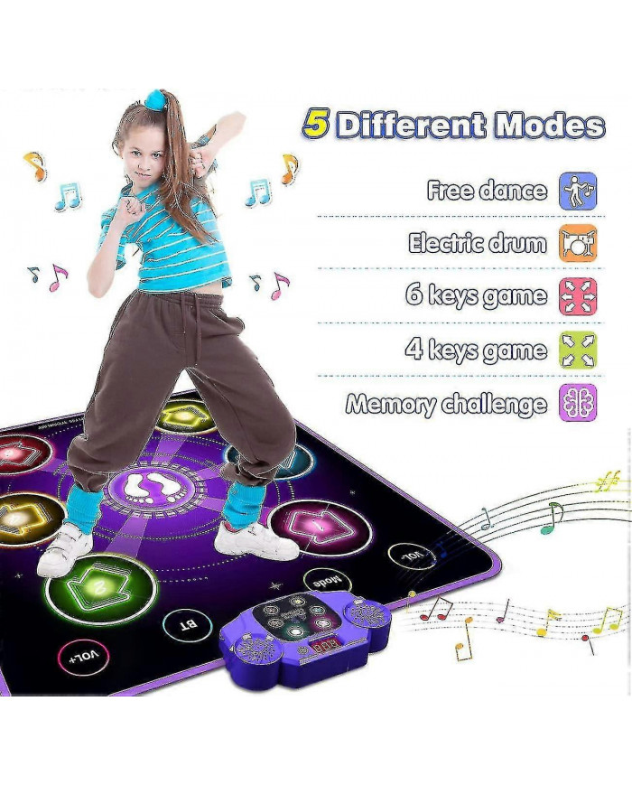 Dance Mat For Kids Ages 4-8-12, Light Up Dance Pad Christmas Birthday Gifts For 5 Year Old Girl Toys Age 6-7, [...]