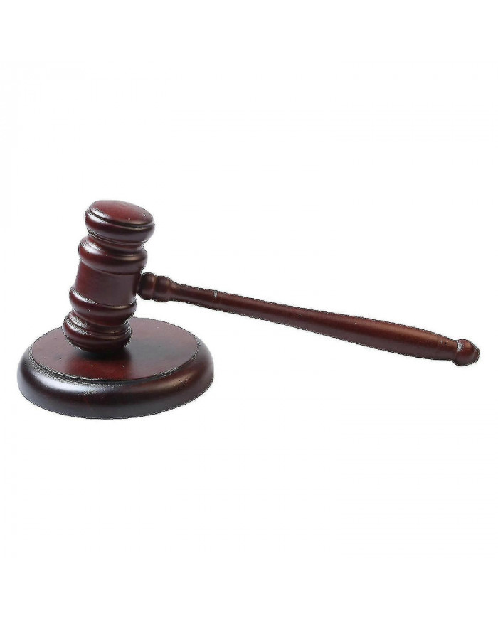 Marteau en bois et bloc sonore Set Marteau en bois et marteau rond Sound Block Parfait pour juge avocat Au