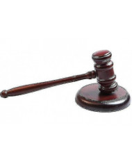 Marteau en bois et bloc sonore Set Marteau en bois et marteau rond Sound Block Parfait pour juge avocat Au