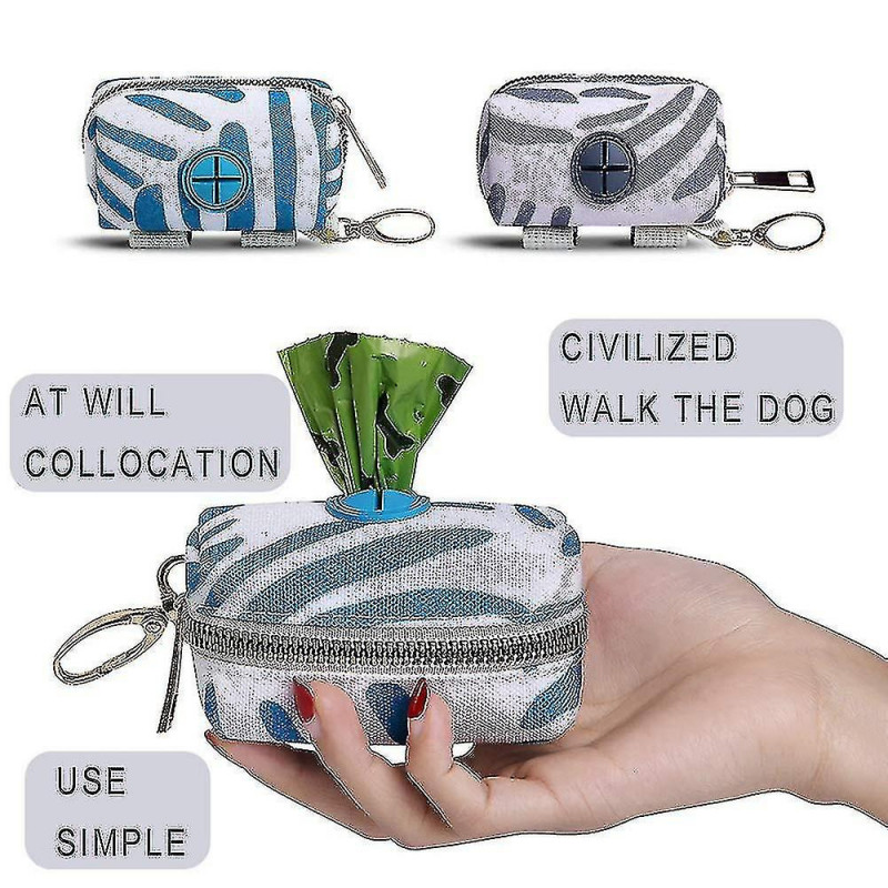 2 Pack Fashion Dog Poop Waste Bag Distributeur, Pet Dog Waste Bag Distributeur, Dog Poop Bag Holder