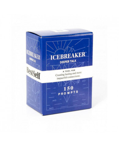 150 cartes icebreaker Deeper Talk Deck par Bestself Conversation Party Jeu de société Jeu de cartes anglais [...]