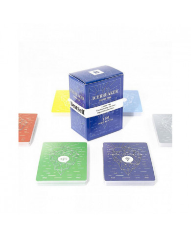 150 cartes icebreaker Deeper Talk Deck par Bestself Conversation Party Jeu de société Jeu de cartes anglais [...]