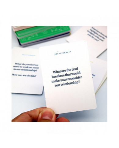 150 cartes icebreaker Deeper Talk Deck par Bestself Conversation Party Jeu de société Jeu de cartes anglais [...]