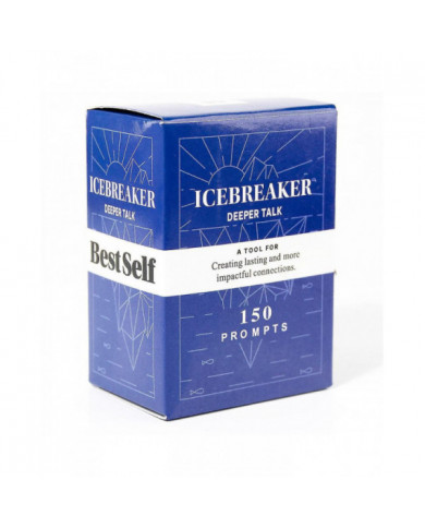 150 cartes icebreaker Deeper Talk Deck par Bestself Conversation Party Jeu de société Jeu de cartes anglais [...]