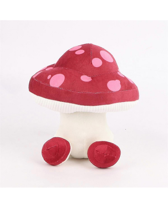 Delicious in Dungeon Plush Walking Mushroom Plush Toy Soft Stuffed Animal Pillow for Home Kids' Bedroom Decor