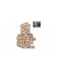 48pcs Super Naughty Block Tower Game, Idées de soirée de rendez-vous d’activités de couple, jeu de blocs [...]