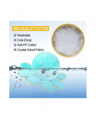 40cm géant réversible en peluche animal réversible triste p jouet votre sans un mot! violet et