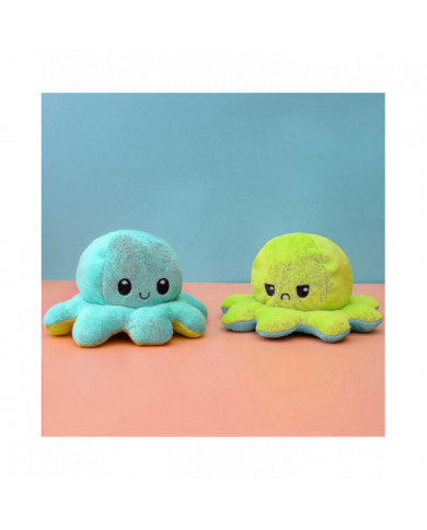 40cm géant réversible en peluche animal réversible triste p jouet votre sans un mot! violet et