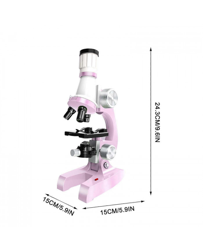 Cadeau pour enfants Haute définition 1200 fois Microscope Jouets Enfants Expérience scientifique Jouets éducatifs
