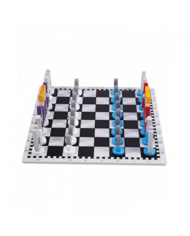 Échecs en bois Cadeaux pour enfants Dessin animé Modélisation Jouets d'échecs