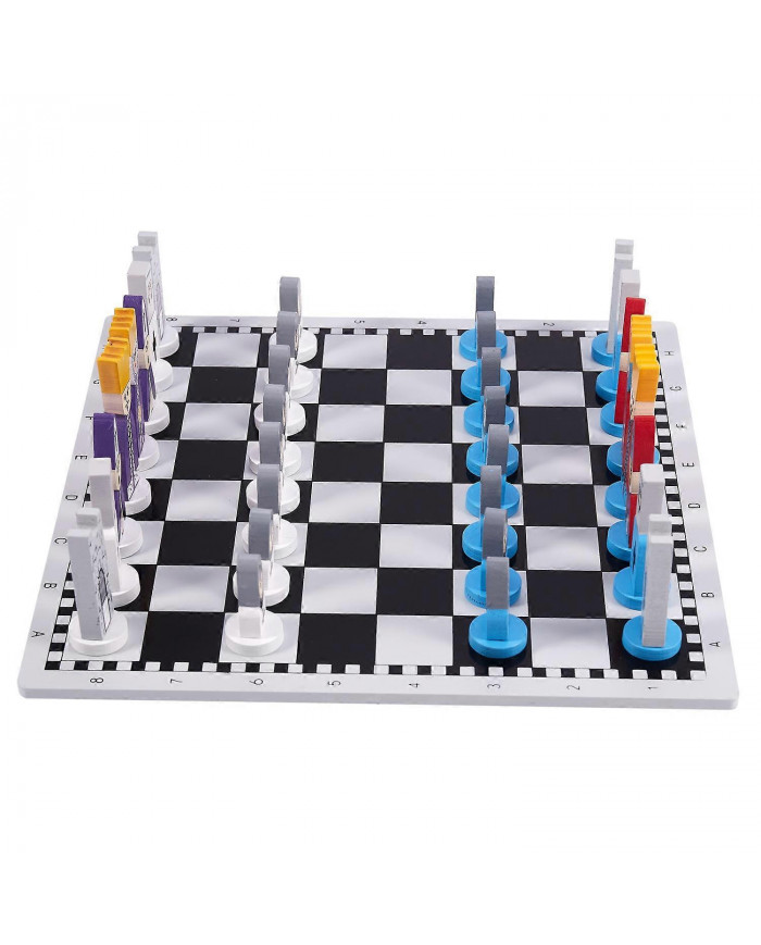 Échecs en bois Cadeaux pour enfants Dessin animé Modélisation Jouets d'échecs