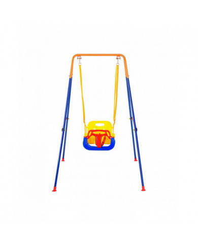 Balançoires pour jardin, balançoire 3-en-1 pour tout-petits avec 4 sacs de sable, pour les tout-petits de 6 à 36 [...]