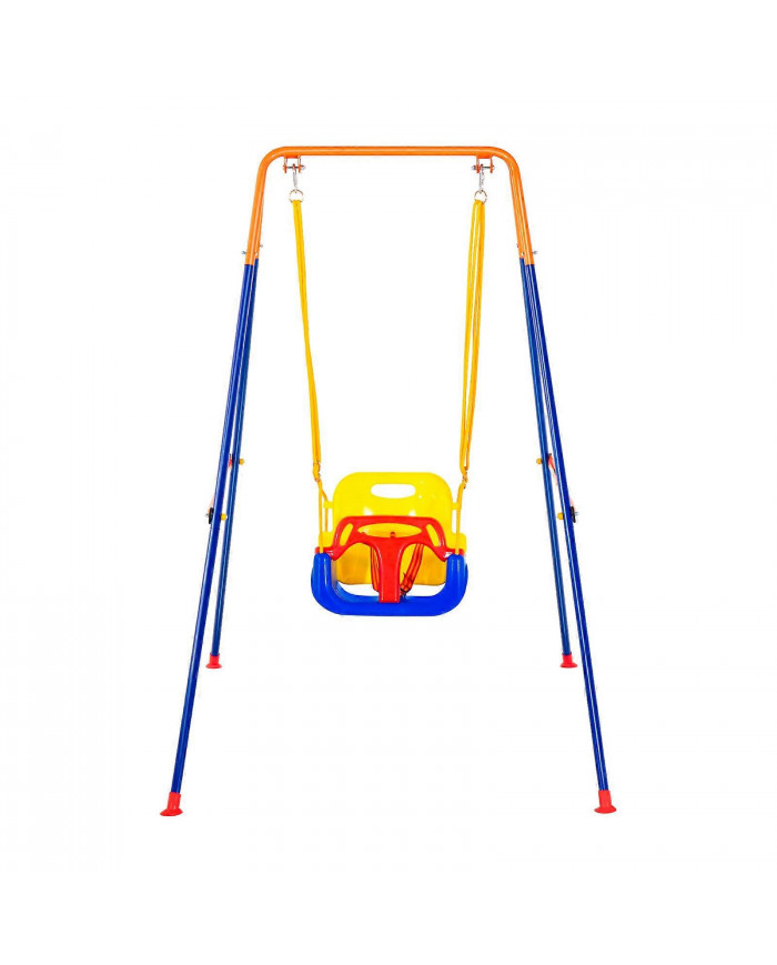 Balançoires pour jardin, balançoire 3-en-1 pour tout-petits avec 4 sacs de sable, pour les tout-petits de 6 à 36 [...]