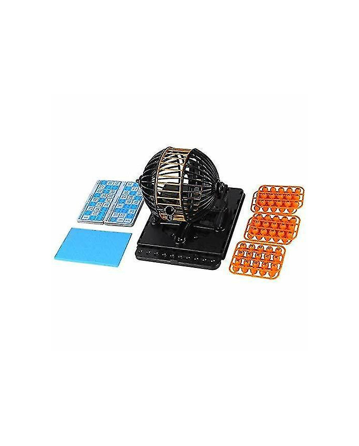 Machine à Numéros de Loto Bingo Famille - 90 Numéros, 24 Cartes Dg