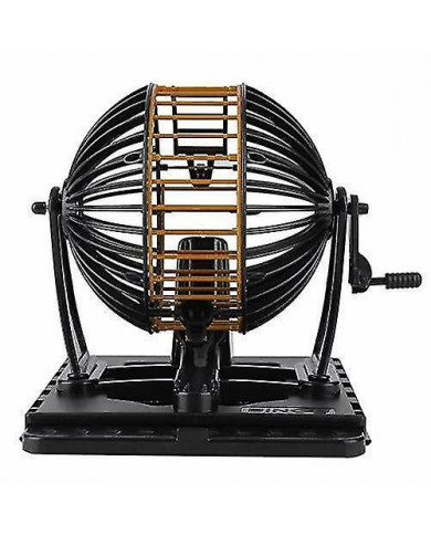 Machine à Numéros de Loto Bingo Famille - 90 Numéros, 24 Cartes Dg