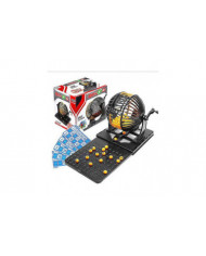 Machine à Numéros de Loto Bingo Famille - 90 Numéros, 24 Cartes Dg