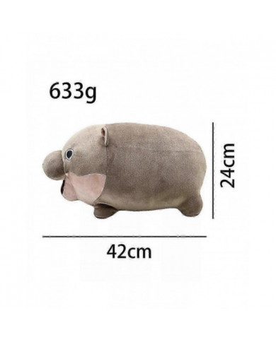 Peluche hippopotame Moo Deng, Jouets en peluche Moo Deng, Jouet Moo Deng, Peluche hippopotame pygmée mignon