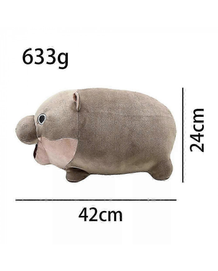 Peluche hippopotame Moo Deng, Jouets en peluche Moo Deng, Jouet Moo Deng, Peluche hippopotame pygmée mignon