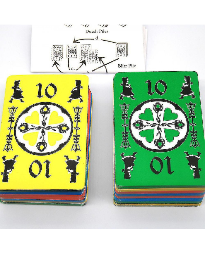Dutch Blitz Dutch Blitz Basic Plus Expanded Family Party Game Cards Party Jeux de cartes