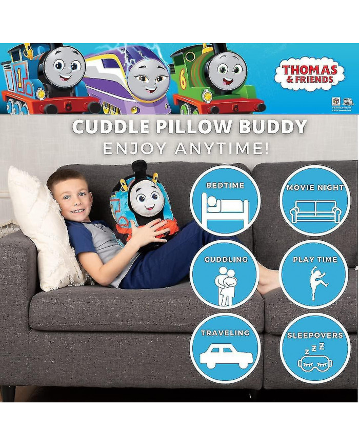 Thomas & Friends Engine Train Kids Bedding Super Doux Peluche Câlin Oreiller Buddy, (produit officiel Thomas & [...]