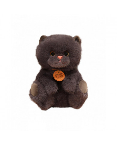 Naievear Simulé Chat Peluche Jouet Assis Couché Chaton Doudou Moelleux En Peluche Animal Poupée Bureau À Domicile [...]
