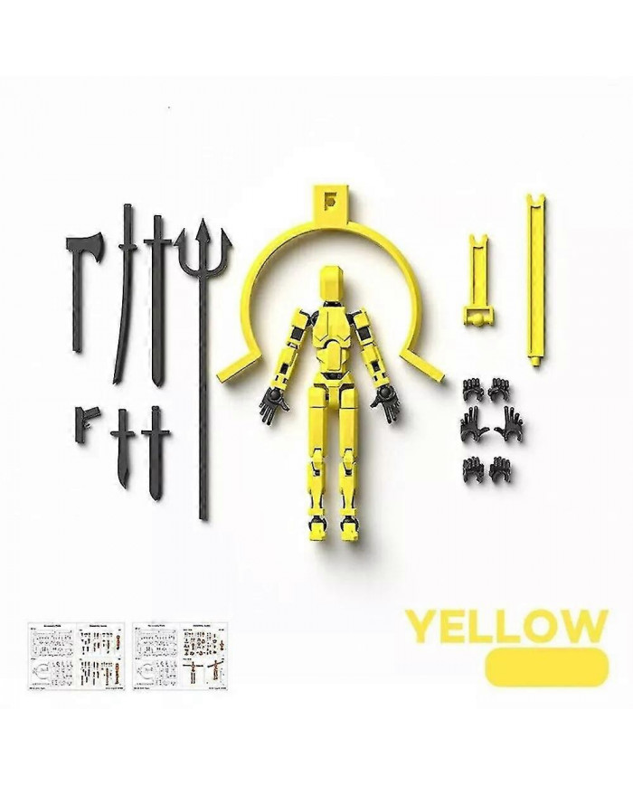 Ensemble de figurines d’action magnétique Dummy13,Ensemble de figurines d’action magnétique 3D