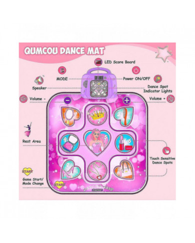 Tapis de danse Jouets pour 3 4 5 6 7 8 9 10+ ans Filles cadeaux d’anniversaire, Tapis de danse musical pour [...]