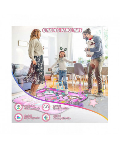 Tapis de danse Jouets pour 3 4 5 6 7 8 9 10+ ans Filles cadeaux d’anniversaire, Tapis de danse musical pour [...]