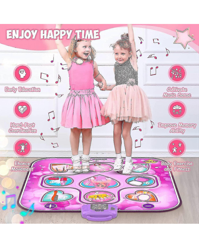 Tapis de danse Jouets pour 3 4 5 6 7 8 9 10+ ans Filles cadeaux d’anniversaire, Tapis de danse musical pour [...]