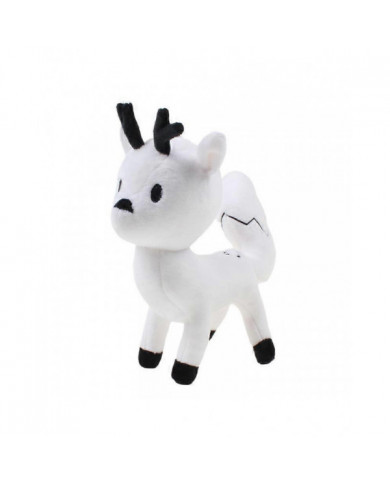 Hilda blue-haired girl into the city doll cartoon fawn fox twig plush toy