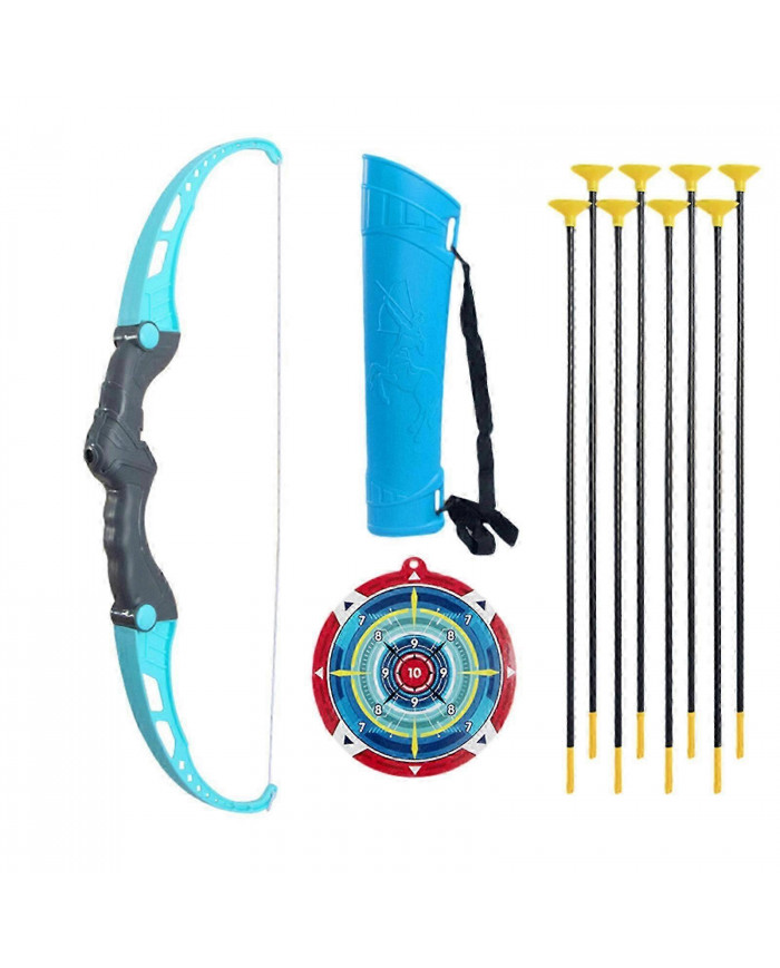Kids Bow And Arrows Set With 8 Suction Cup Arrows, Targets & Dorlach, Indoor And Outdoor Toys For Children Boys Girls