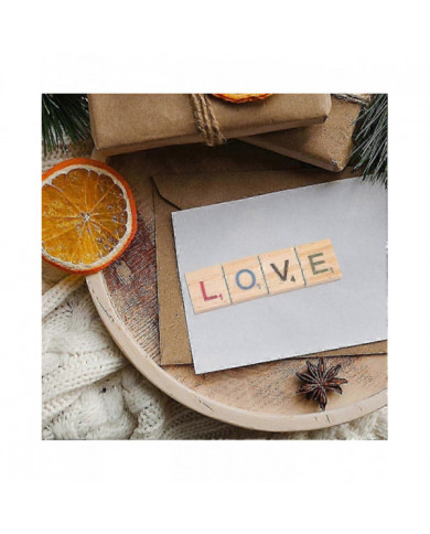 300pcs tuiles de lettres en bois colorées aléatoires lettres majuscules mixtes en bois tuiles de scrabble colorées [...]