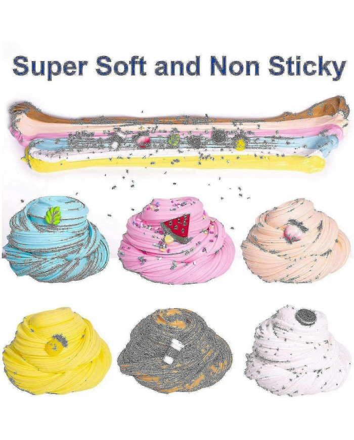 8-pack Butter Slime Set, Stress Relief Toys For Girls And Boys 70ml