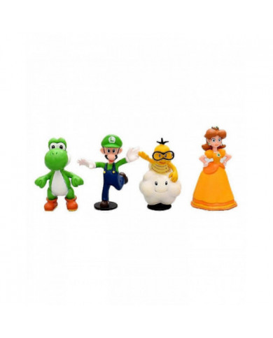 18pcs / set Super Mario Action Figure Toy Décoration Cadeau