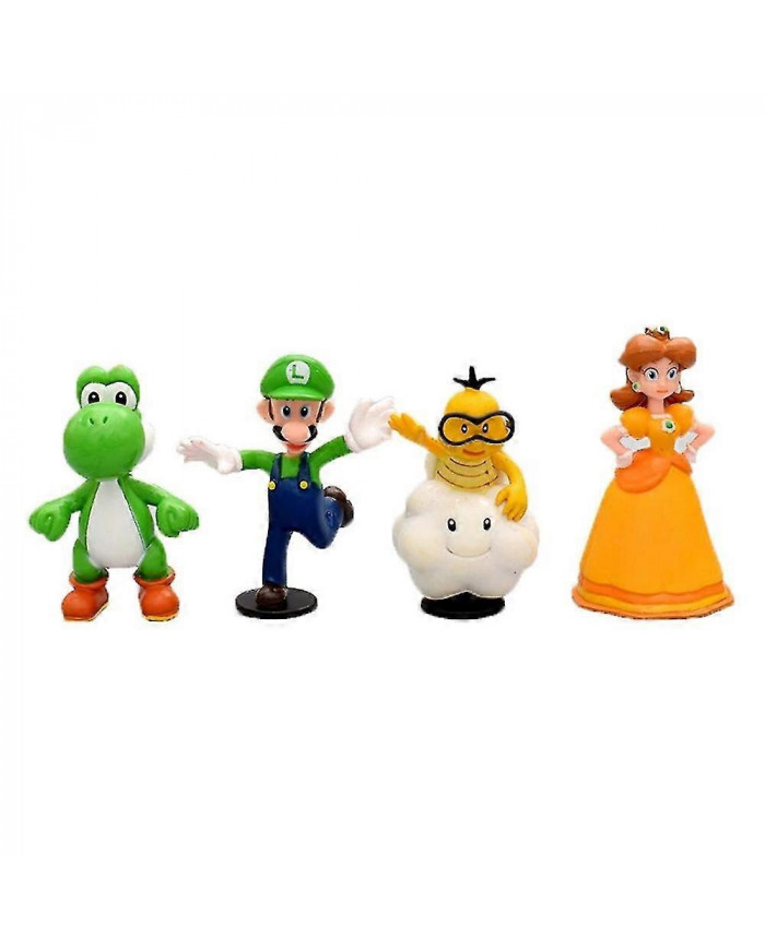 18pcs / set Super Mario Action Figure Toy Décoration Cadeau