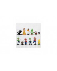 18pcs / set Super Mario Action Figure Toy Décoration Cadeau