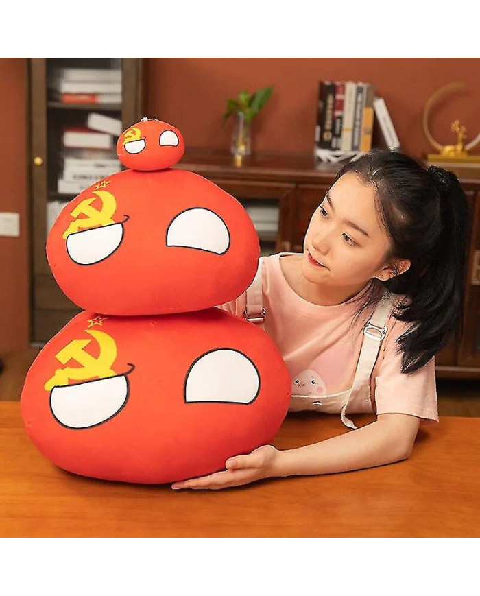 10-40cm Countryball Pologne Ballon Peluche Peluche Oreiller Japon France Nations Unies Canada Italie USA Gdr Ger [...]