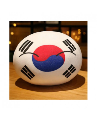 10-40cm Countryball Pologne Ballon Peluche Peluche Oreiller Japon France Nations Unies Canada Italie USA Gdr Ger [...]