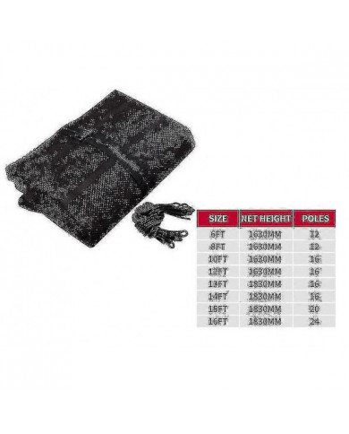 8 pieds filet de sécurité trampoline pour enfants en plein air, filet de protection en nylon accessoires de [...]